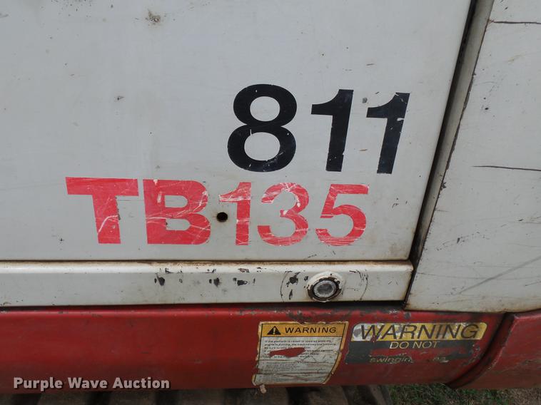 image for item DB7067 2005 Takeuchi TB135 mini excavator
