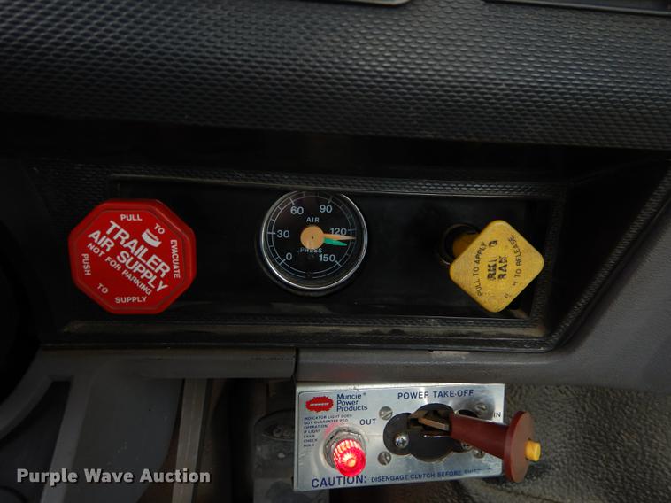 image for item DB8309 1999 Ford F800 digger derrick truck