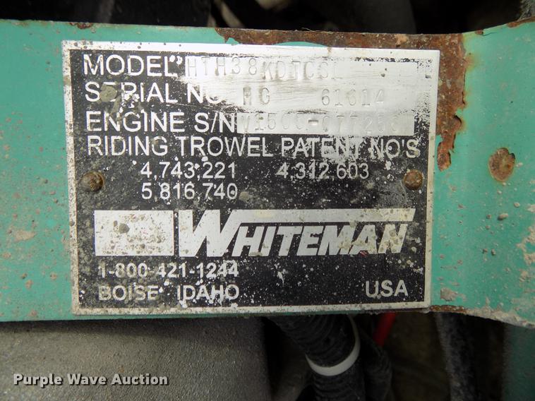 image for item DB8646 Multi Quip HTH38KDTCSI trowel