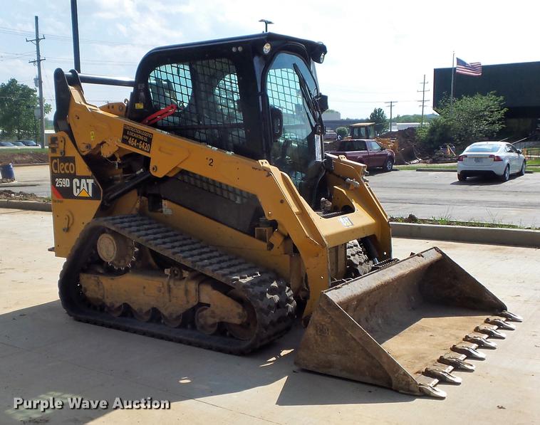 image for item DC7277 2015 Caterpillar 259D skid steer