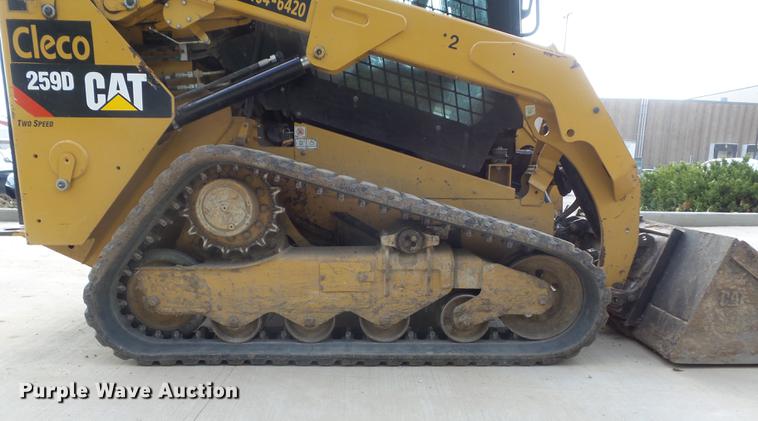 image for item DC7277 2015 Caterpillar 259D skid steer