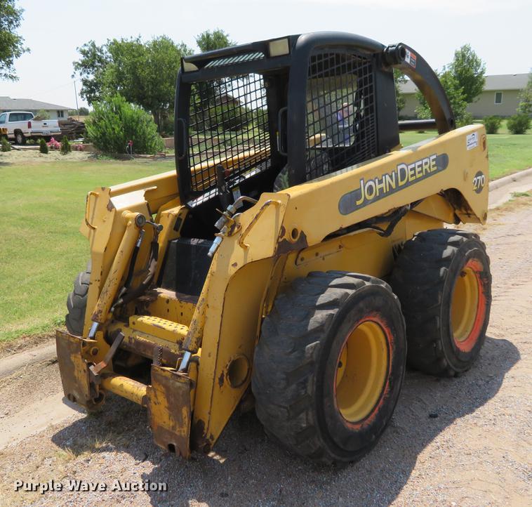 image for item DE6373 John Deere 270 skid steer