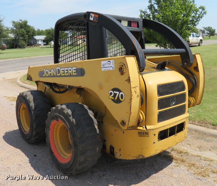 image for item DE6373 John Deere 270 skid steer