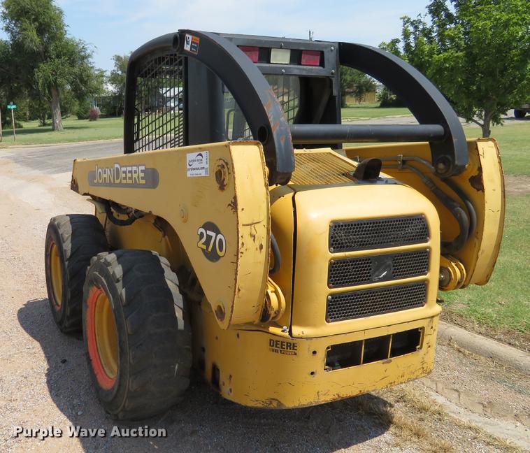 image for item DE6373 John Deere 270 skid steer