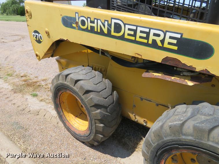 image for item DE6373 John Deere 270 skid steer