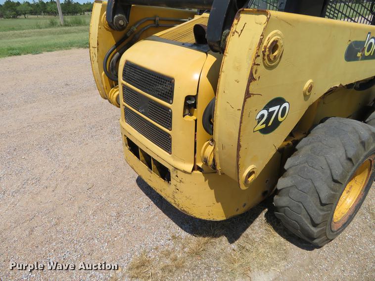 image for item DE6373 John Deere 270 skid steer