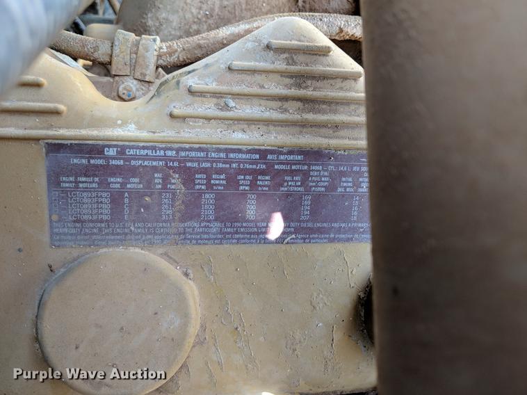 image for item DZ9998 1991 Peterbilt 378 water truck