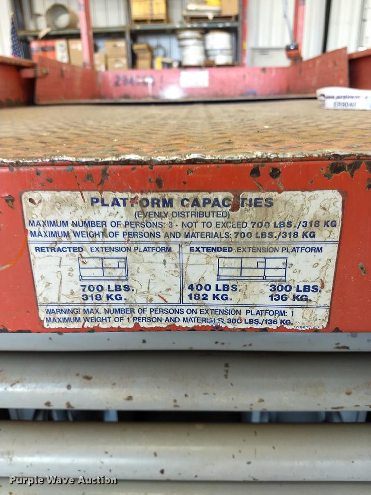 image for item ER9046 1999 Skyjack SJIII 4830 scissor lift