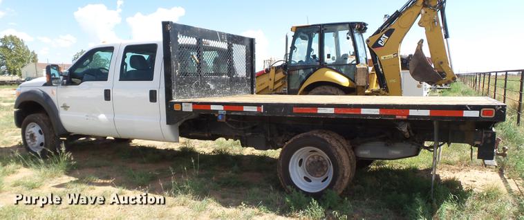 image for item FB9500 2012 Ford F550 Super Duty Crew Cab flatbed truck