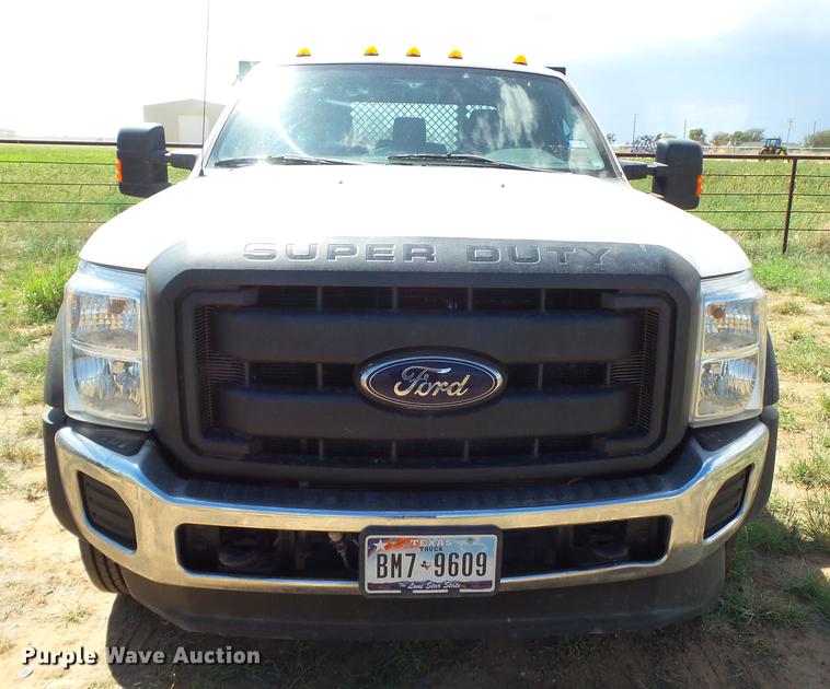image for item FB9500 2012 Ford F550 Super Duty Crew Cab flatbed truck