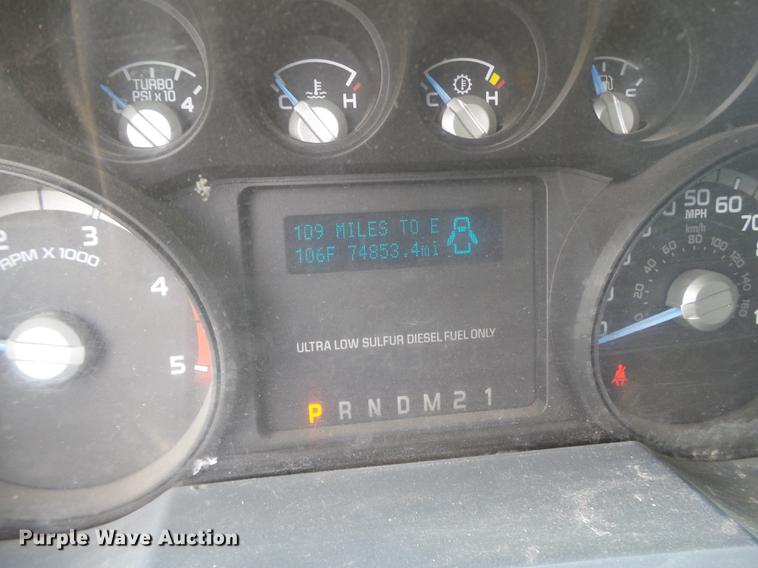 image for item FB9500 2012 Ford F550 Super Duty Crew Cab flatbed truck