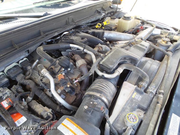 image for item FB9500 2012 Ford F550 Super Duty Crew Cab flatbed truck