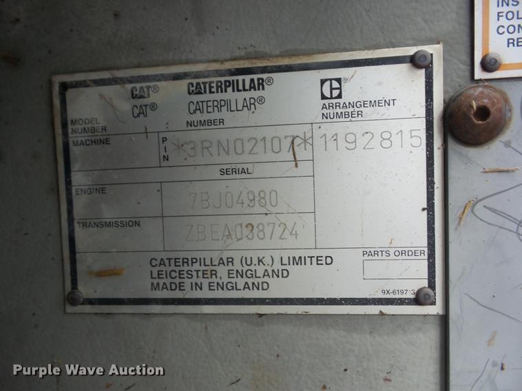 image for item K6261 1999 Caterpillar TH83 telehandler