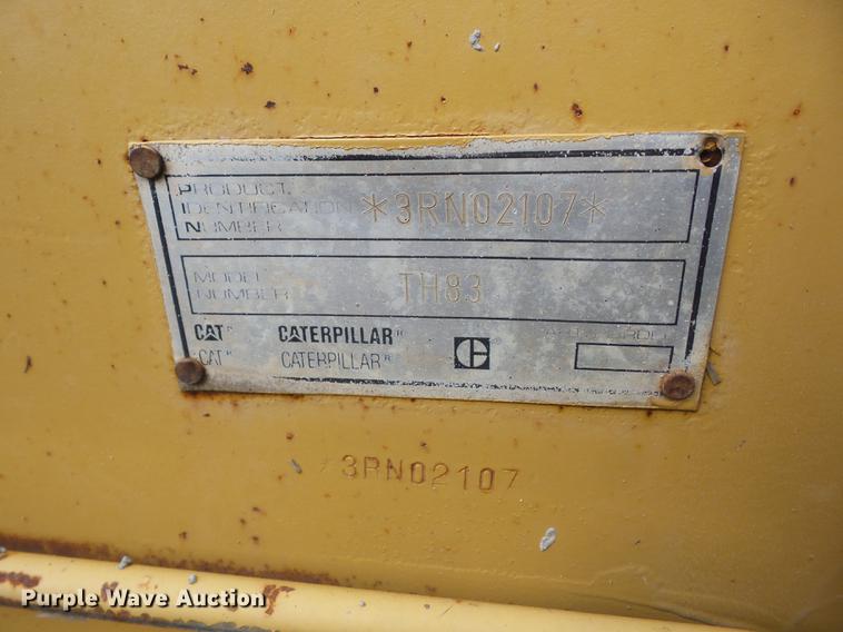 image for item K6261 1999 Caterpillar TH83 telehandler
