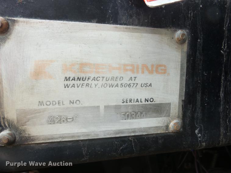 image for item K6262 1983 Koehring Bantam T888B crane