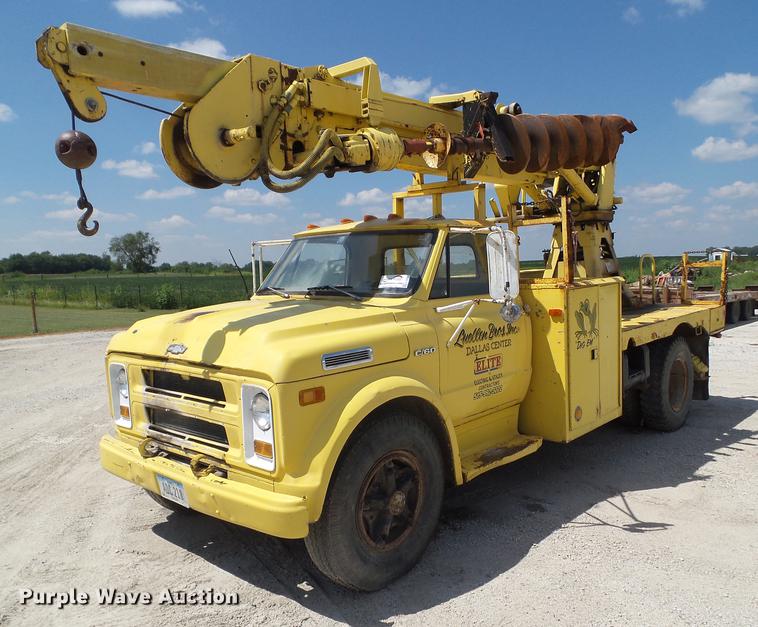 image for item L5692 1970 Chevrolet C60 drill rig truck
