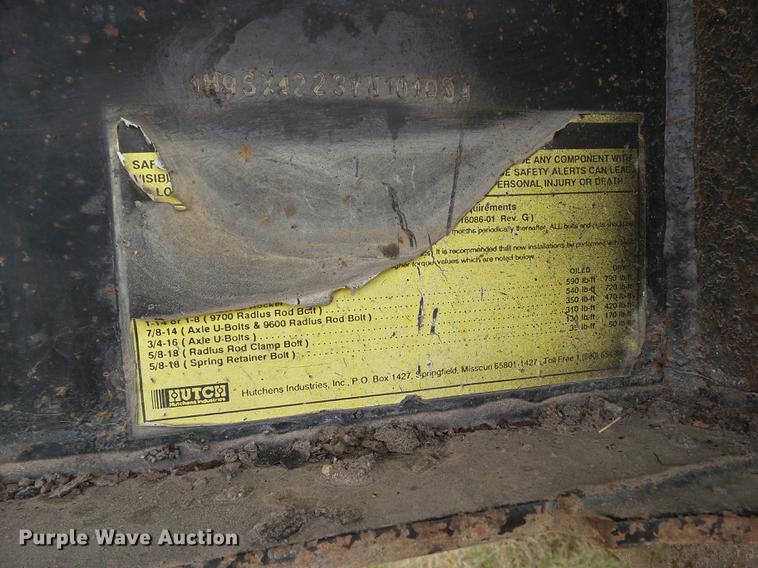 image for item L5694 2000 Flowboy live bottom trailer