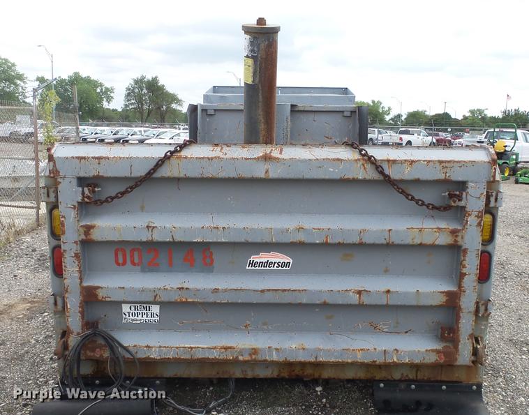 image for item DC1257 Henderson SDX15X36 steel dump bed