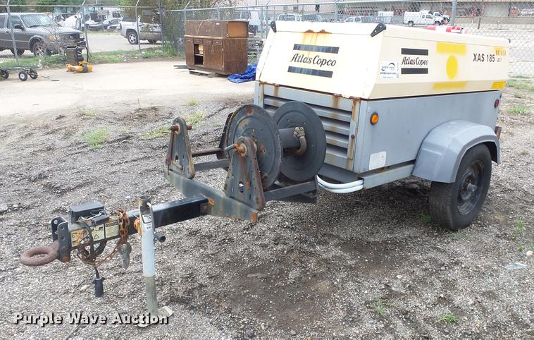 image for item DC1259 2007 Atlas Copco XAS185JD7 compressor