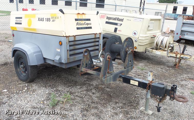 image for item DC1259 2007 Atlas Copco XAS185JD7 compressor