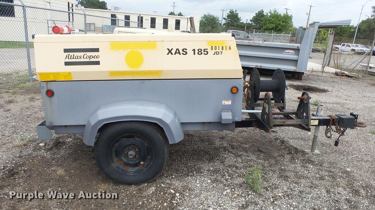 image for item DC1259 2007 Atlas Copco XAS185JD7 compressor