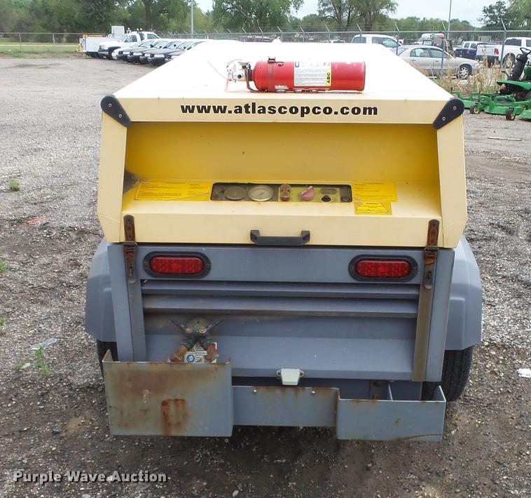 image for item DC1259 2007 Atlas Copco XAS185JD7 compressor