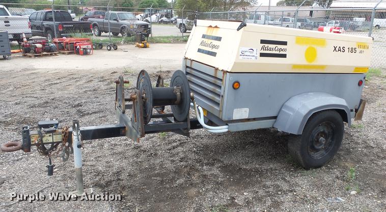 image for item DC1259 2007 Atlas Copco XAS185JD7 compressor