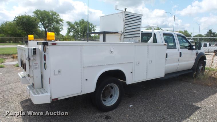 image for item DC1272 2008 Ford F550 Super Duty XL Crew Cab utility truck