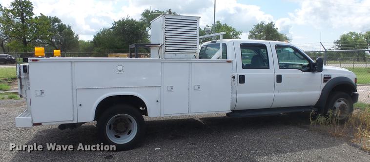 image for item DC1272 2008 Ford F550 Super Duty XL Crew Cab utility truck