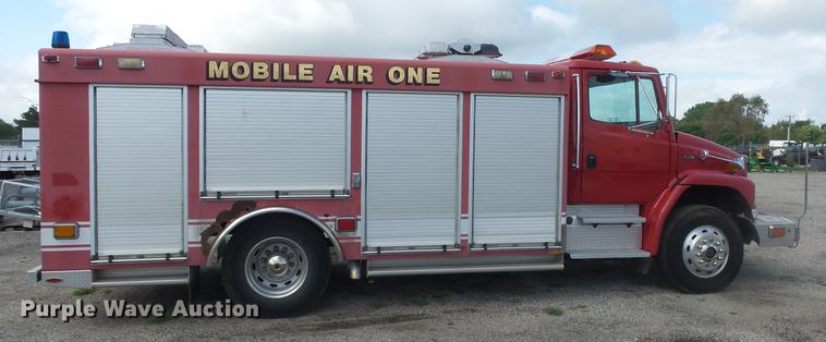 image for item DC1275 1998 Freightliner FL106 Business Class Mobile Air One emergency response truck