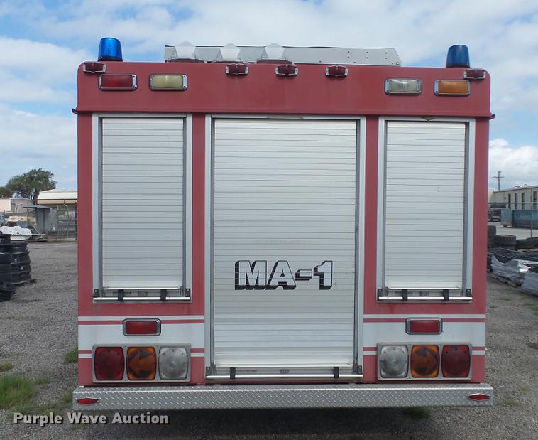 image for item DC1275 1998 Freightliner FL106 Business Class Mobile Air One emergency response truck