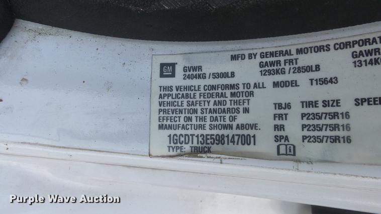 image for item DC1276 2009 Chevrolet Colorado LT Crew Cab pickup truck