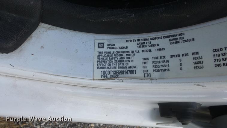 image for item DC1276 2009 Chevrolet Colorado LT Crew Cab pickup truck