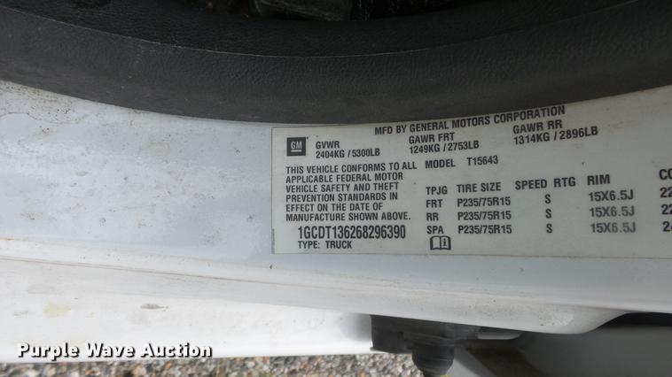 image for item DC1278 2006 Chevrolet Colorado Crew Cab pickup truck