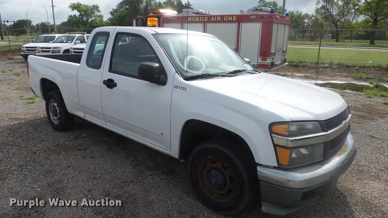 image for item DC1279 2008 Chevrolet Colorado Ext. Cab pickup truck