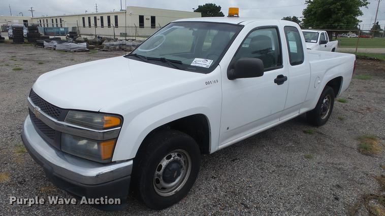 image for item DC1280 2007 Chevrolet Colorado Ext. Cab pickup truck