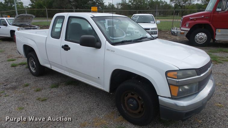 image for item DC1280 2007 Chevrolet Colorado Ext. Cab pickup truck