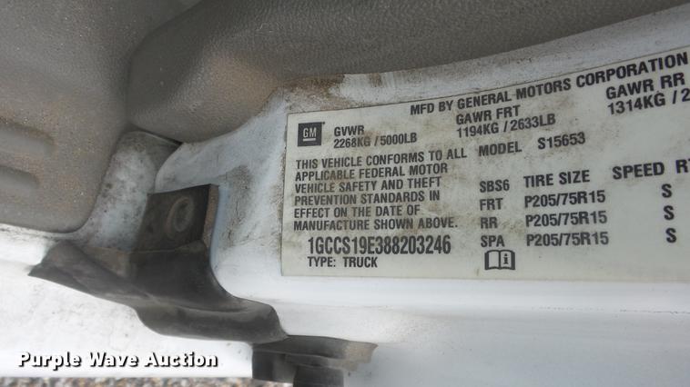 image for item DC1281 2008 Chevrolet Colorado Ext. Cab pickup truck