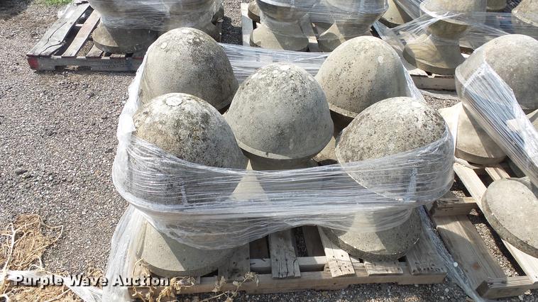 image for item EF9239 Approx. 29 concrete fence toppers