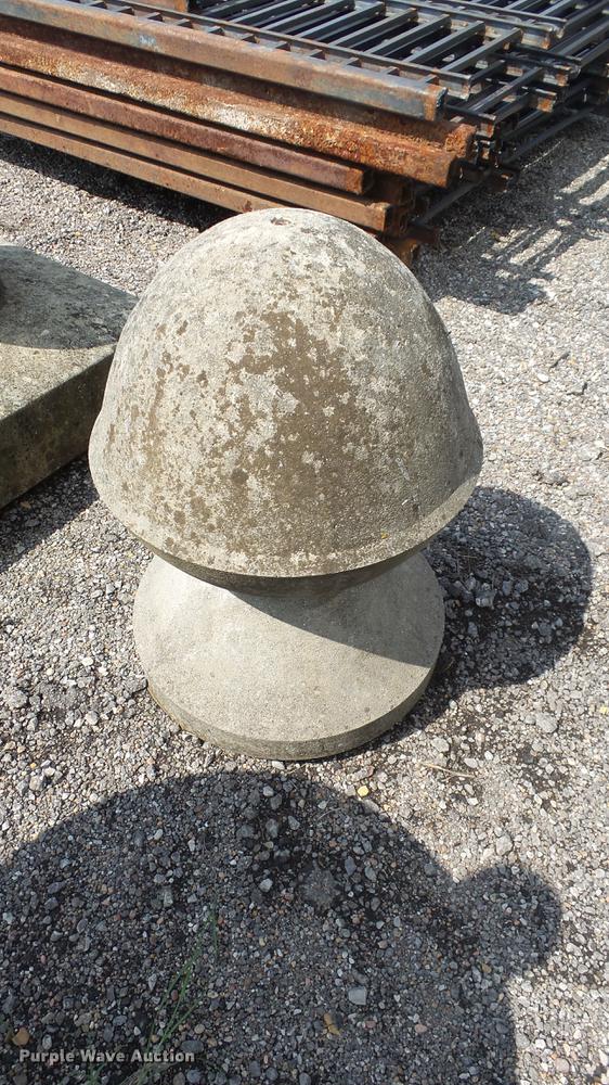 image for item EF9239 Approx. 29 concrete fence toppers