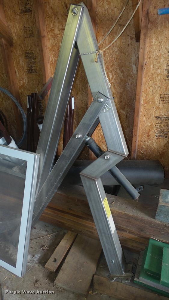 image for item ER9608 Stainless steel aquatic basketball backboard and support