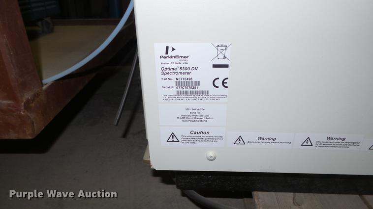 image for item ES9250 Perkin-Elmer Optima 5500DV inductively coupled spectrometer