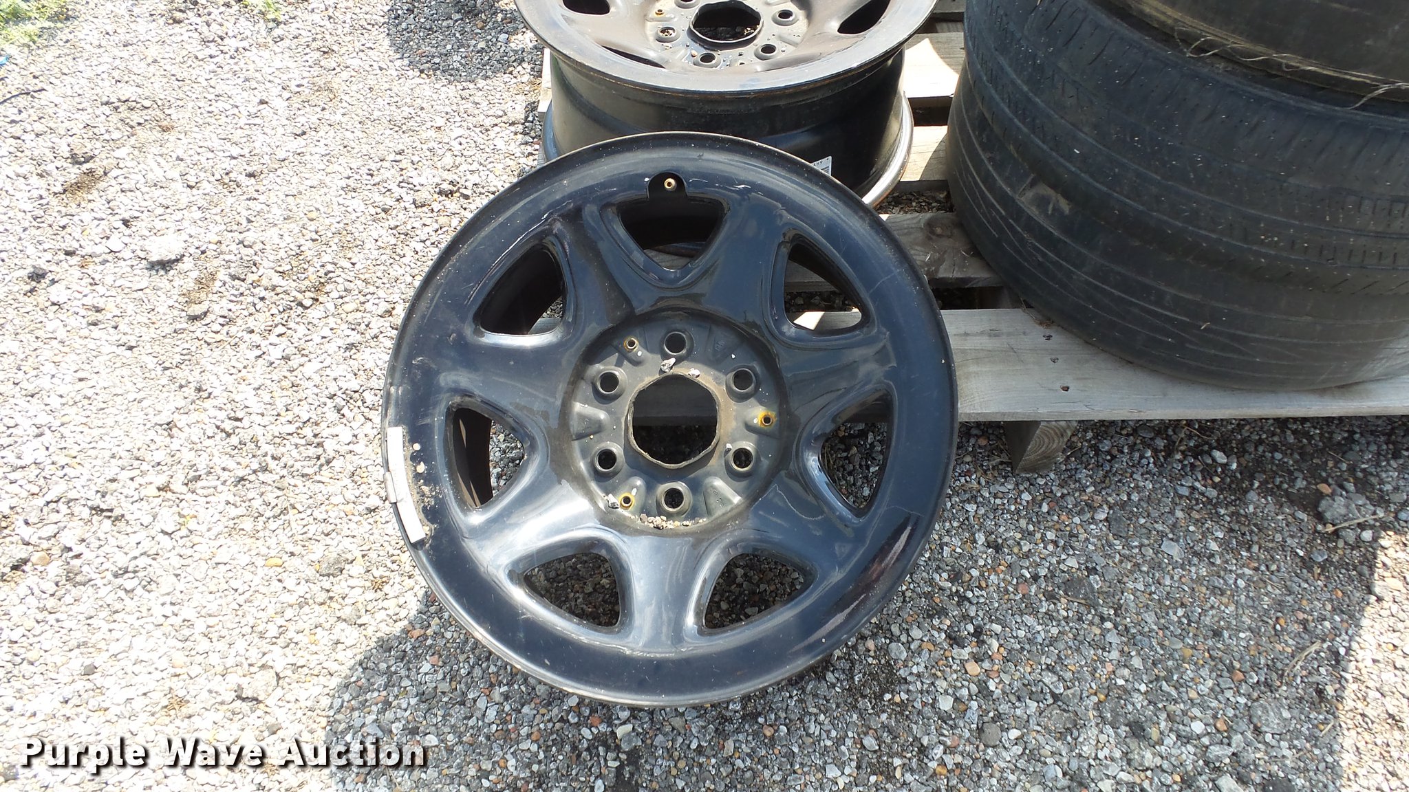 (12) tires and wheels in Wichita, KS Item ET9473 sold Purple Wave