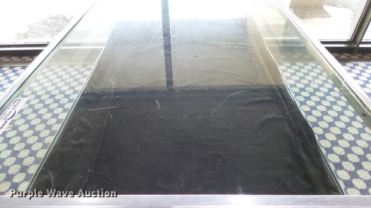 image for item EF9067 Glass show case on wood base