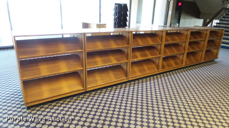 image for item EF9071 (2) wood bookshelves