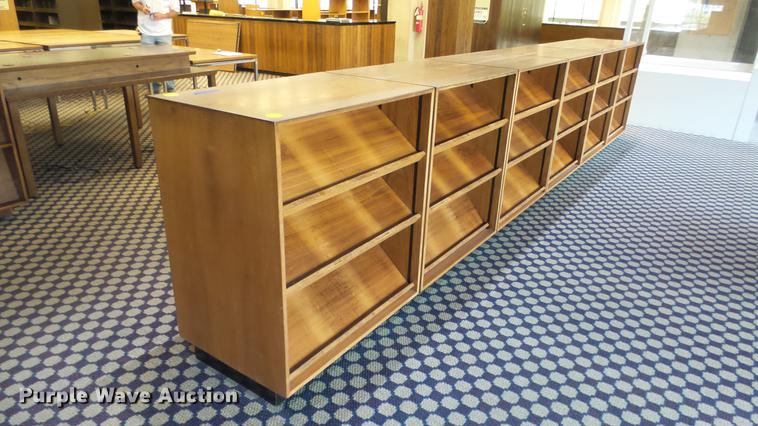 image for item EF9071 (2) wood bookshelves