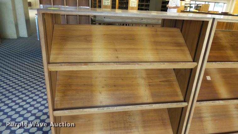 image for item EF9071 (2) wood bookshelves