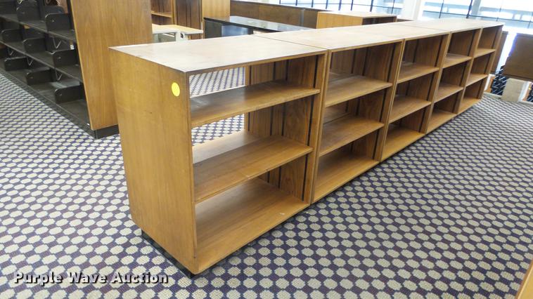image for item EF9071 (2) wood bookshelves