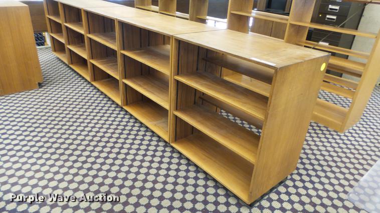 image for item EF9071 (2) wood bookshelves
