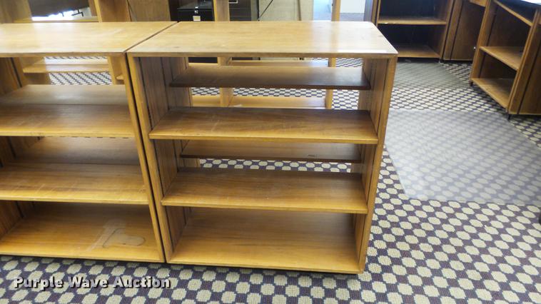 image for item EF9071 (2) wood bookshelves